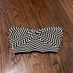 Blue Crop Top and Black Crop Top